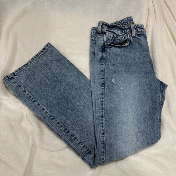 Denim - Denim Blue Women’s Bootcut Slim Fit High Waist Jeans Size US10/EUR42/CA10/MX10
